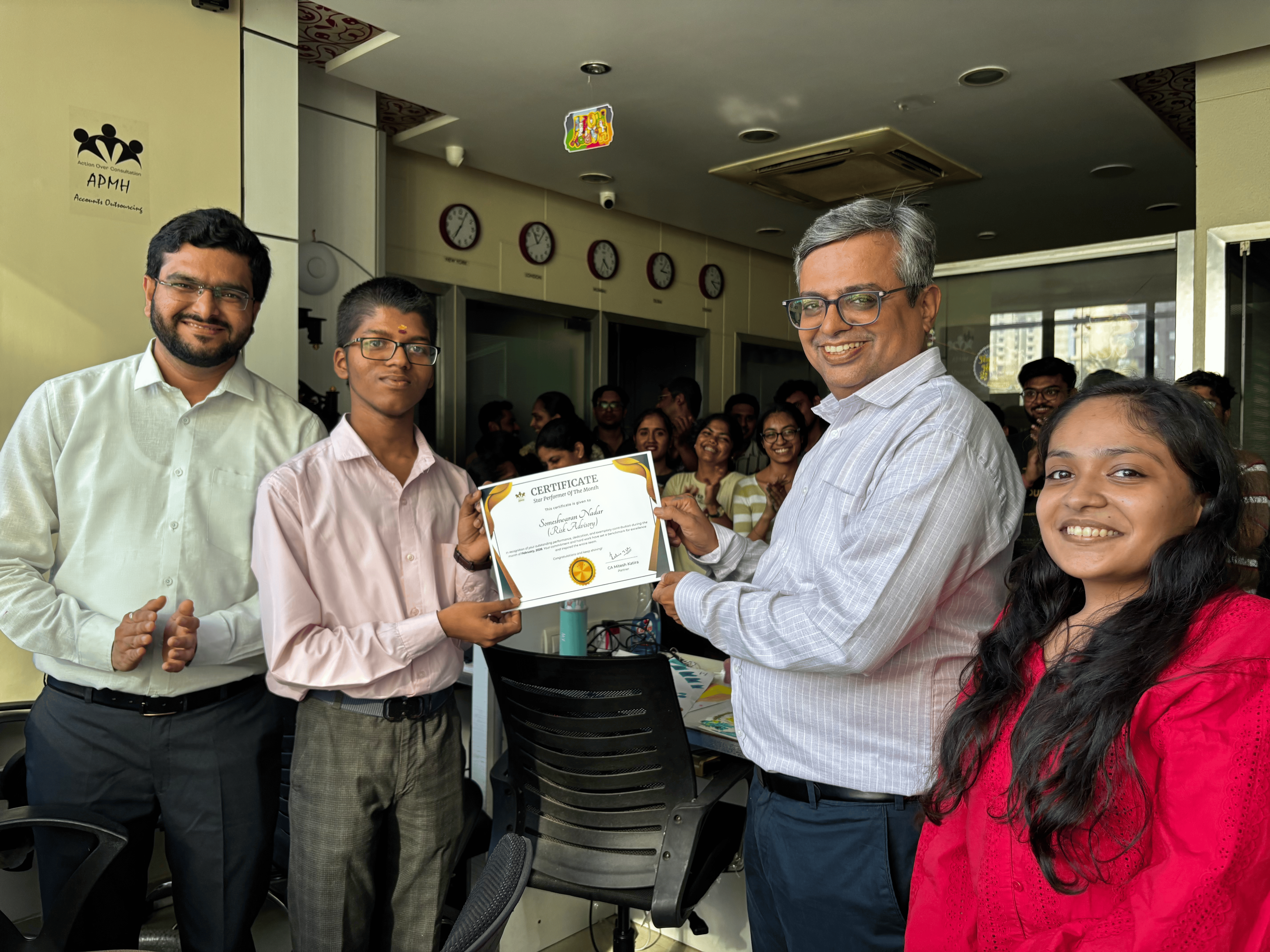 APMH Star Performer of the Month Award